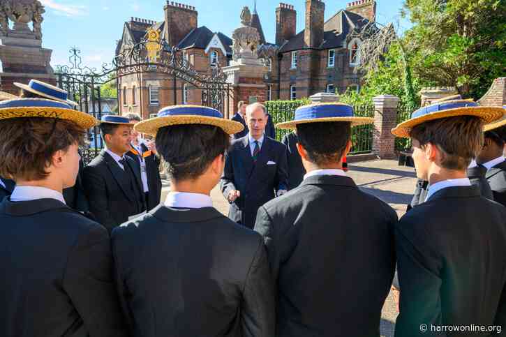 Royal visit to Harrow as Duke of Edinburgh spends morning at historic school