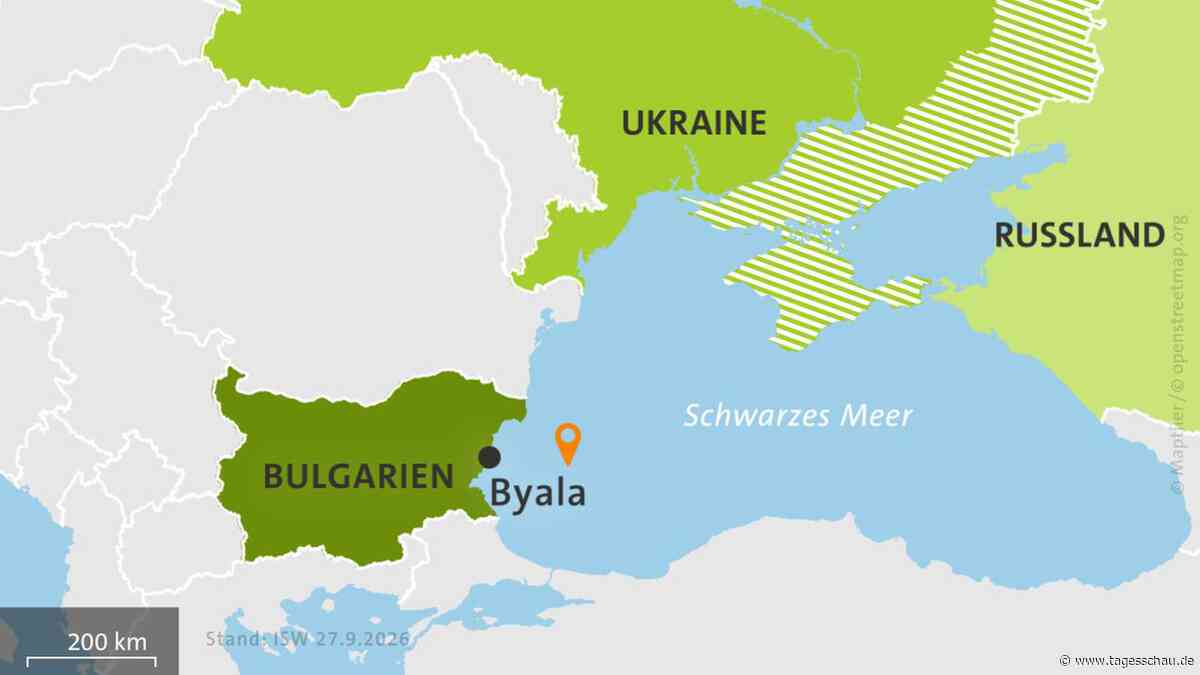 Drohnenangriffe im Schwarzen Meer: Frachter vor Bulgarien gesunken