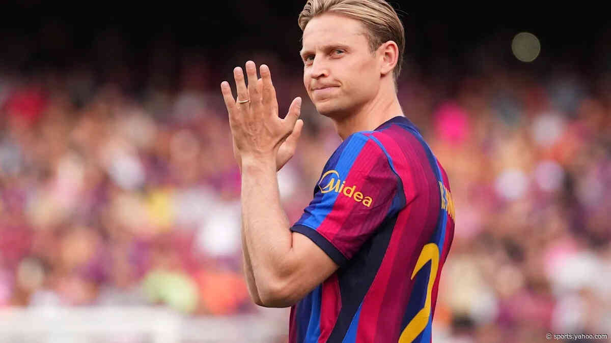 Barcelona midfielder returns to group training after knee injury for the first time in two months