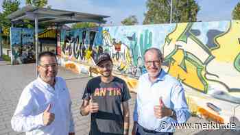 Hier dürfen Sprayer ganz legal loslegen: Neue Graffiti-Wand in Holzkirchen
