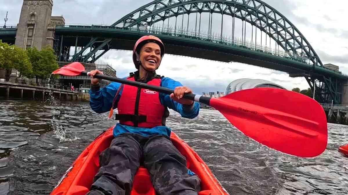 Vicky Pattison 'Tyne to Thames' update after 'emotional' first day of challenge