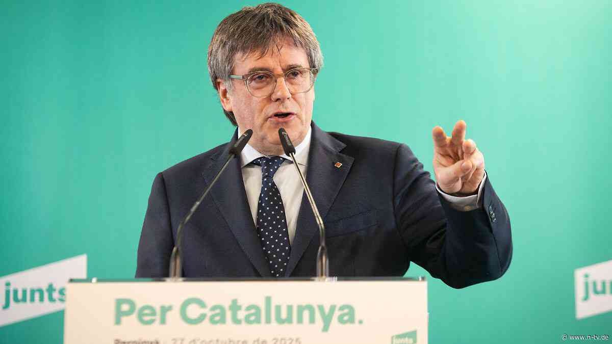 Haftbefehl wird wohl aufgehoben: Spanische Justiz macht Weg für Carles Puigdemonts Rückkehr frei