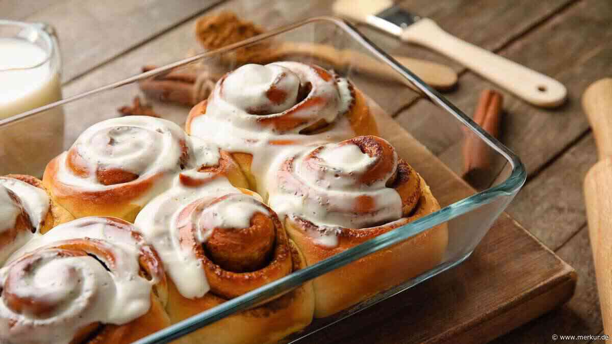 Gelinggarantie in 20 Minuten: fluffige Zimtschnecken aus dem Airfryer mit cremigem Frosting