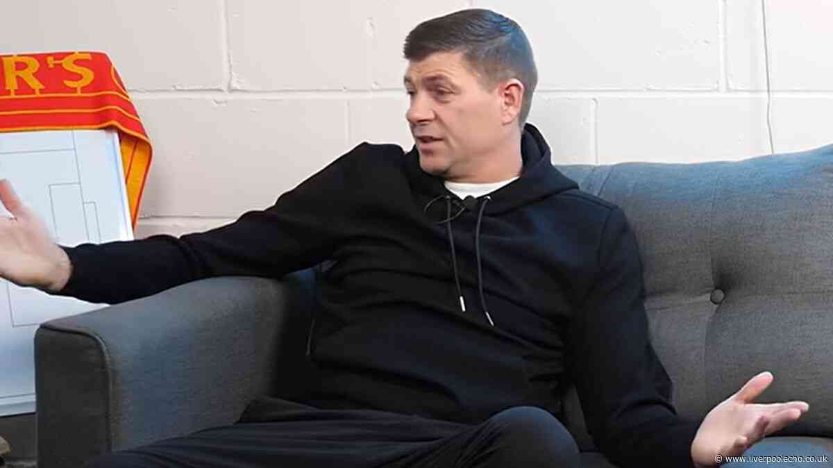 Steven Gerrard's brilliant three-word response to Man Utd star trying to sign him