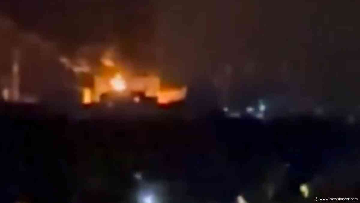 Grote Oekraïense aanval op Moskou: oliedepot in brand
