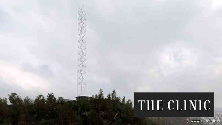 La megaantena de 140 metros que Piñera quiso instalar en el cerro San Cristóbal y que el Gobierno busca revivir para que se convierta en un ícono de Santiago