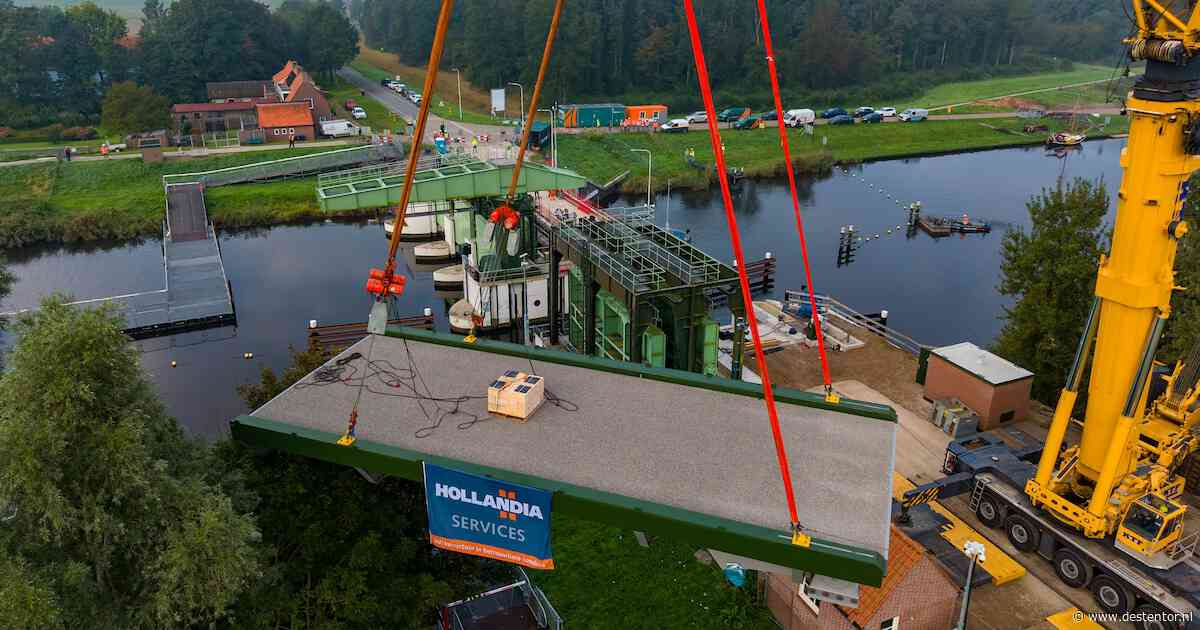 Brugdeel van 41 ton mag kort voor hijs niet over viaduct: ‘Het zal toch niet?’