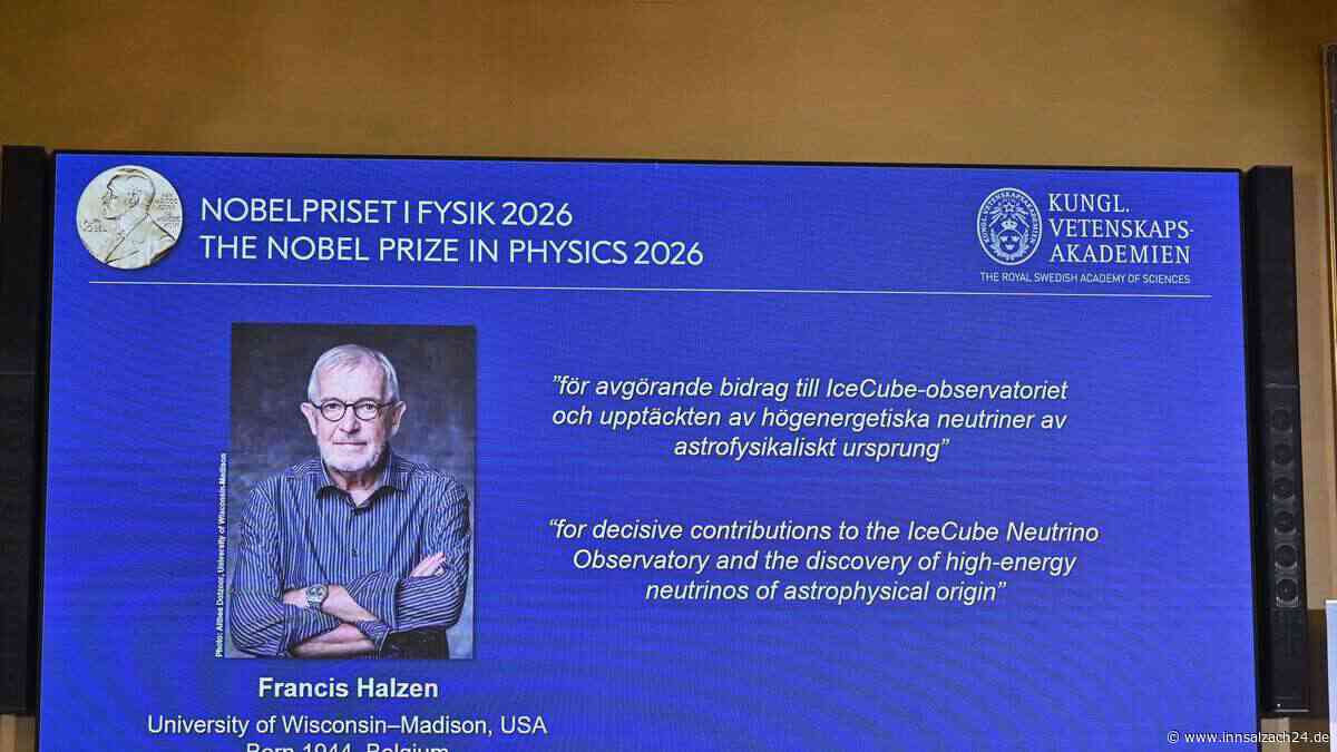 Geisterteilchenfang mit Eisklotz: Nobelpreis für US-Physiker