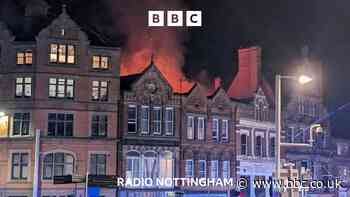 Major fire breaks out at Nottingham city centre property
