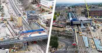 Huddersfield train station upgrade in pictures after 16 days of 24/7 hard graft