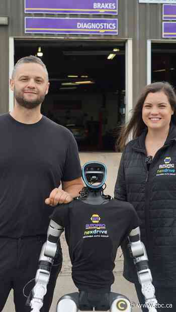 Meet Corey, the humanoid robot working at a Waterloo repair shop