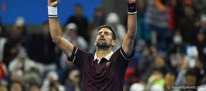 Novak do 102. titule, istorijskog rekorda i nestvarnih 34-0 u Pekingu!
