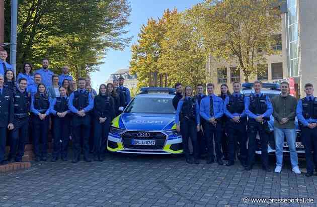 POL-PDMT: Verstärkung für die Polizeidirektion Montabaur: 23 neue Kräfte im Einsatz