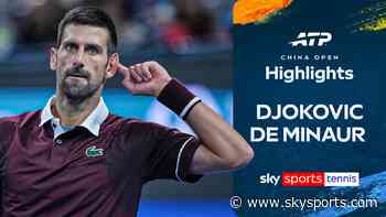 De Minaur retires in China Open final to hand Djokovic title