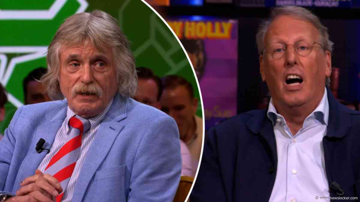 Johan Derksen tempert tirade Chris Woerts over Jesse Klaver: ’Wind je nou niet op!’