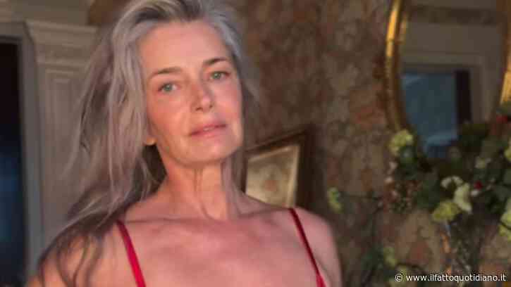 “Ecco com’è la pancia di questa supermodella quando è sdraiata. Se anche tu quando non ti sforzi sei così, allora assomigli a una supermodella. Opporsi all’invecchiamento richiede troppo tempo e denaro”: parla Paulina Porizkova