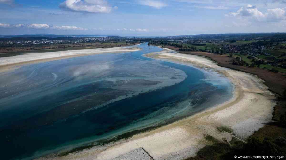 Anhaltende Trockenheit: Bodensee-Wasserstand sinkt weiter ab