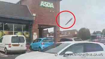 Asda shoppers watch 'machete flying through the air after attack'