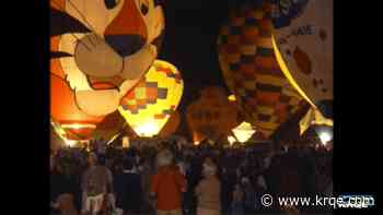 KRQE Classics: Albuquerque International Balloon Fiesta's Balloon Glow lights up the field in 1996