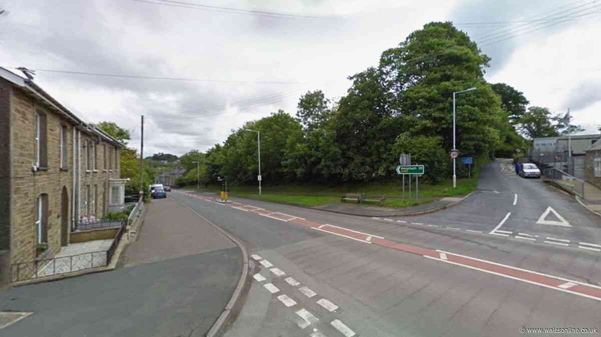Man in hospital after crash near Ceredigion primary school