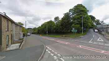 Man in hospital after crash near Ceredigion primary school