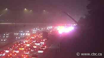 'Major incident' closes part of Highway 1 in Burnaby, delays expected: DriveBC