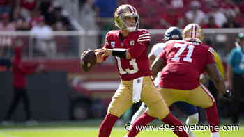Brock Purdy has thrown 113 passes, and still hasn't been sacked