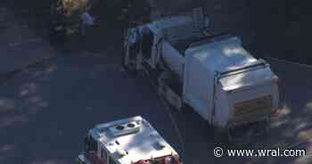 Garbage truck involved in Wake County crash