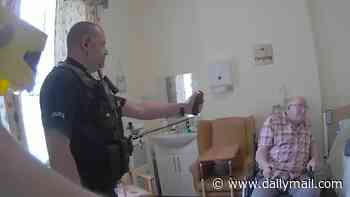 Two police officers who Tasered and pepper-sprayed disabled pensioner, 92, in care home are sacked for using 'excessive force'