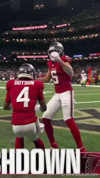 Jahan Dotson gets WIDE open for the TD pass 🙌 ESPN | ANF #football #atlantafalcons