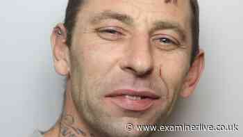 Shirtless thug drags man out of nightclub and stamps on him in fight over girlfriend