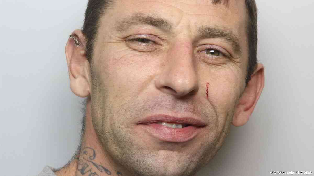 Shirtless thug drags man out of nightclub and stamps on him in fight over girlfriend