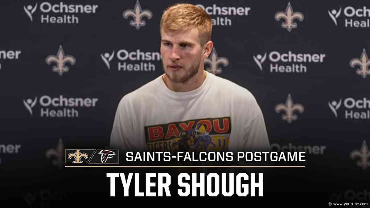 Tyler Shough Recaps Saints Loss to Falcons on Monday Night Football
