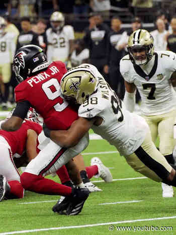 Tyree Wilson's 1st Sack as a Saint ⚜️ #shorts #nfl