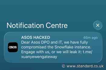 Asos says customer data may have been accessed after ‘unauthorised activity’