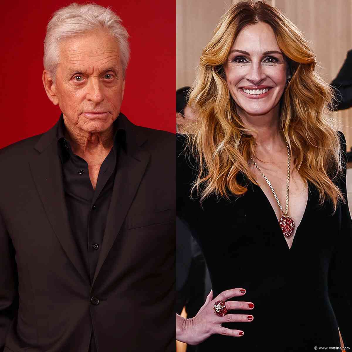Michael Douglas Reveals NSFW Words to Julia Roberts During Tense Convo