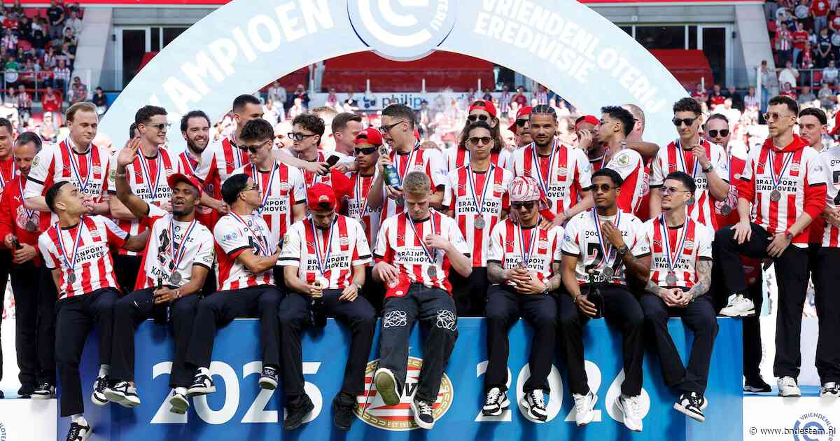 PSV boekt nettowinst van 7 miljoen euro over seizoen 2025-2026