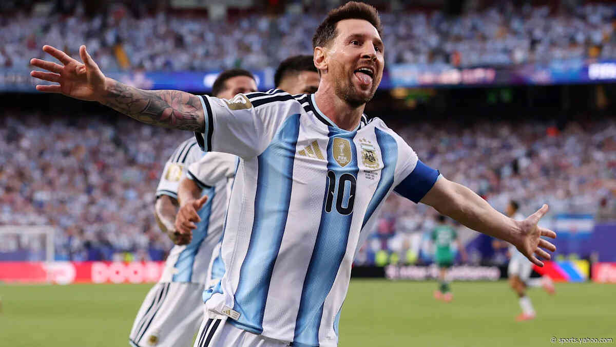 Messi's stats and records with Argentina 🇦🇷 🐐