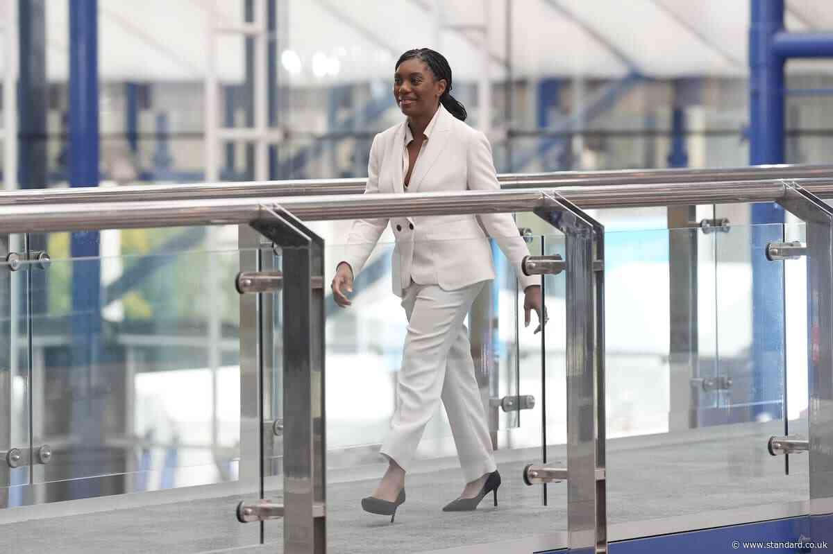 Kemi Badenoch insists Tory conference ‘buzzing’ amid ridicule over empty seats