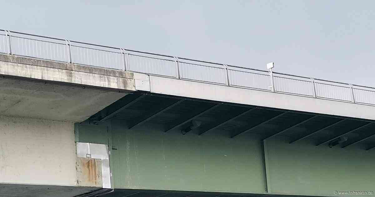 A7: Brückenbauarbeiten bei Kitzingen - Sperrung der B8
