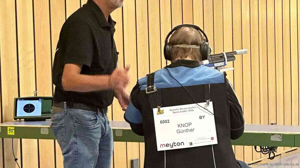 Blind zum Titel: Günther Knop ist Deutscher Meister im Para-Schießen