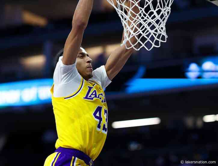 Cameron Carr Admits To Feeling Nervous In Lakers Preseason Debut