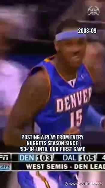 More clutch Melo for 18 days until Nuggets Basketball  #nba #carmeloanthony