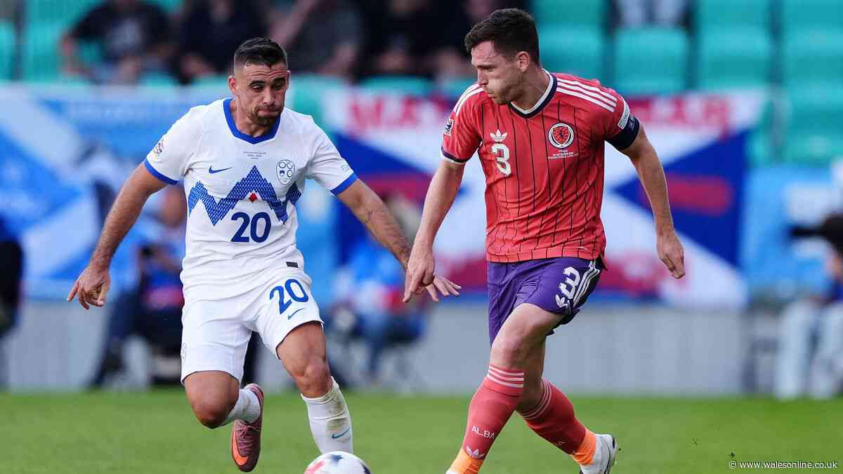 How to watch Scotland v Slovenia - TV channel, kick-off time and live stream