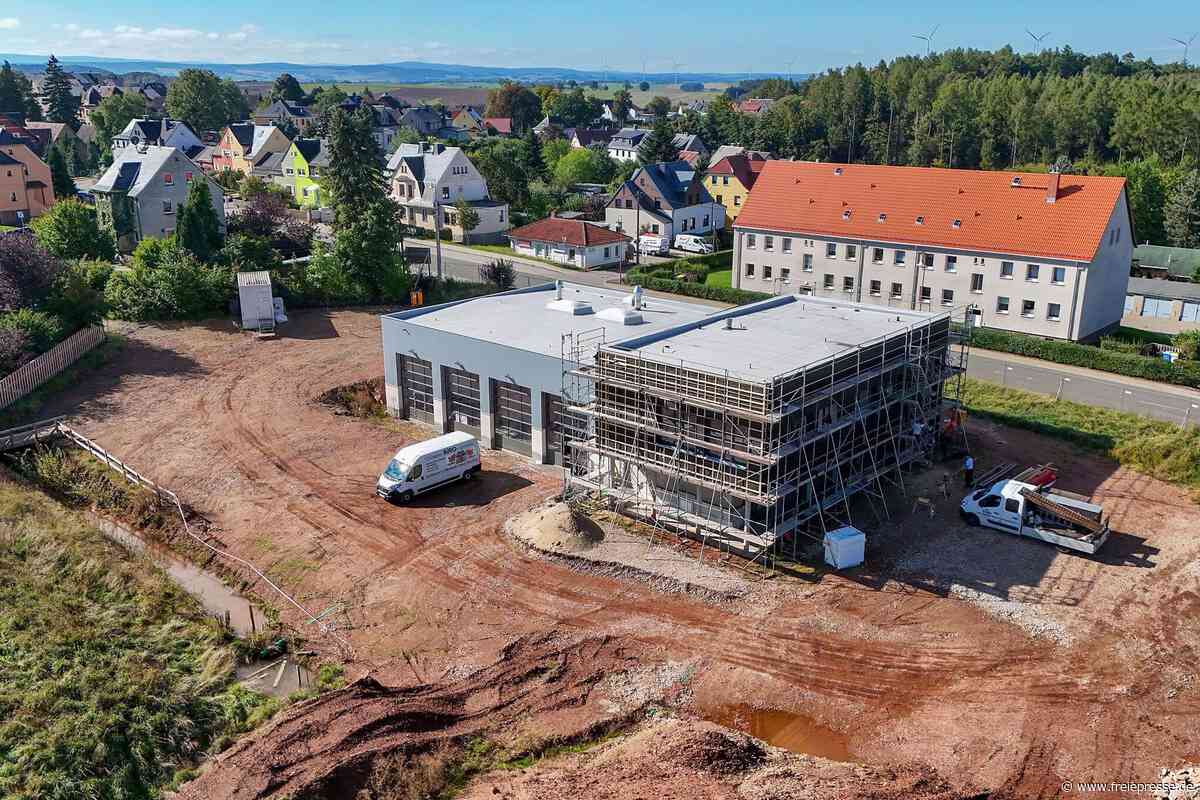 Nach Verzögerungen: Endspurt am Feuerwehrdepot Heinrichsort läuft