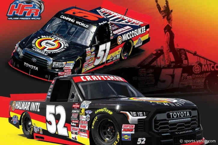 Stewart Friesen to run Kyle Busch throwback scheme in Charlotte NASCAR Truck race