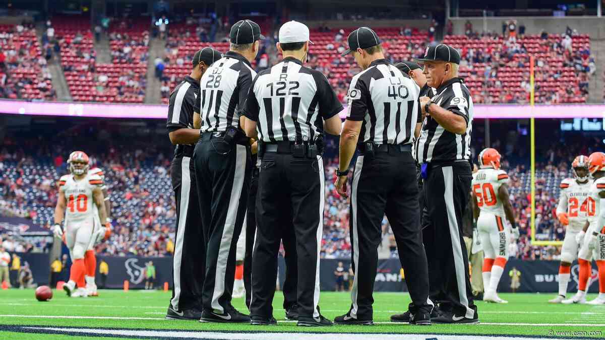 NFL refs union to challenge severity of 2 officials' suspensions