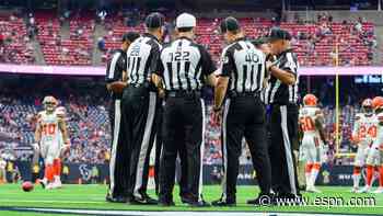 NFL refs union to challenge severity of 2 officials' suspensions