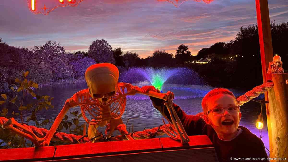 Halloween lakeside trail launches on edge of Manchester and it's the biggest and best yet