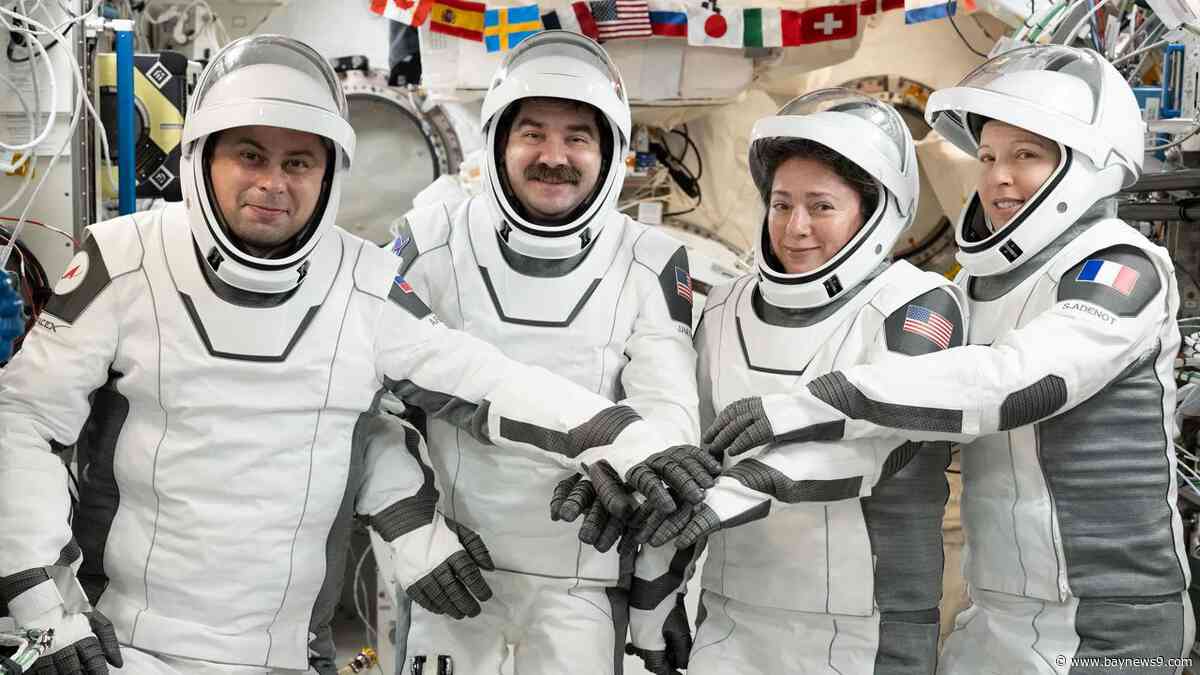 NASA’s Crew-12 set to undock from International Space Station